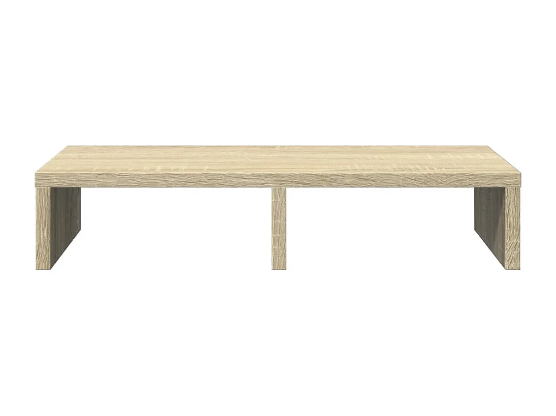 Support de moniteur chêne sonoma 50x27x10 cm bois d'ingénierie