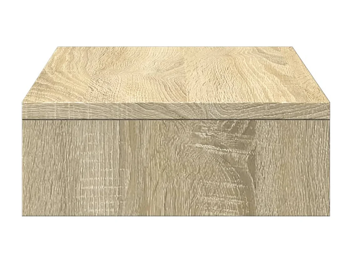 Support de moniteur chêne sonoma 50x27x10 cm bois d'ingénierie