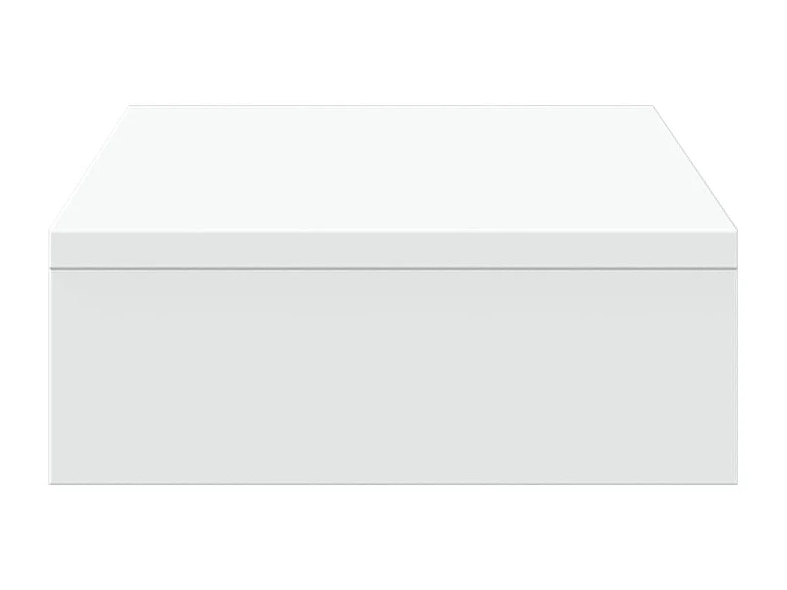 Suporte de monitor branco 50x27x10 cm madeira projetada