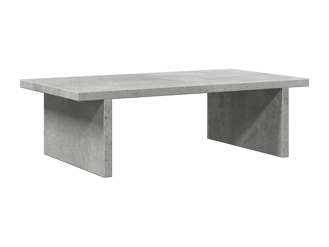Betongrijze monitorstandaard 50x27x15 cm parket