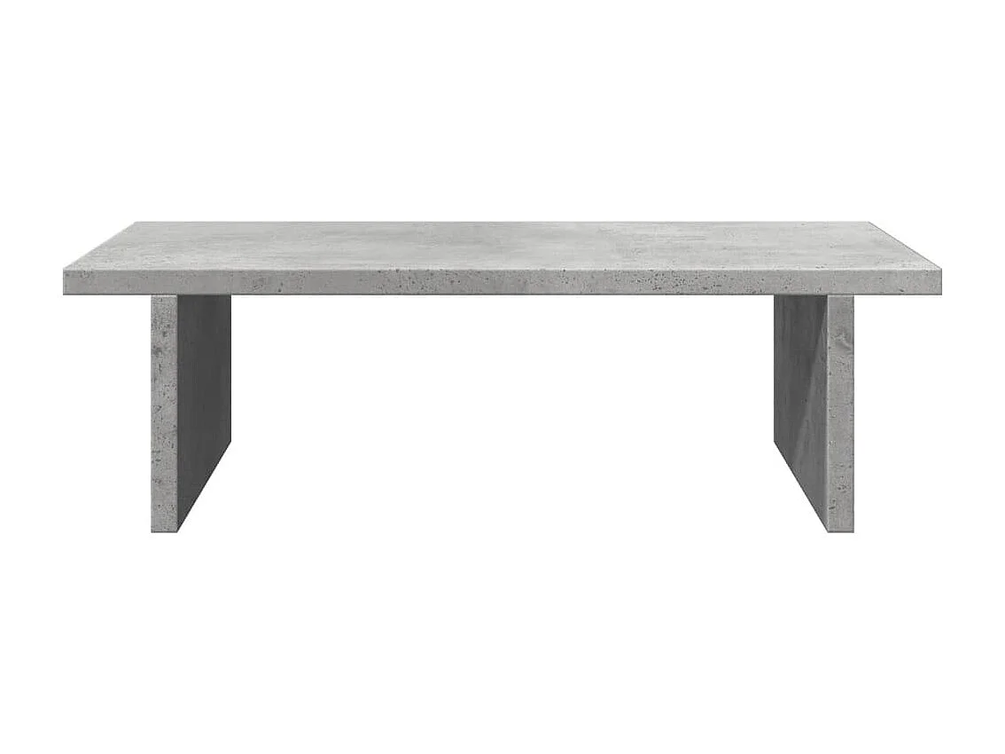 Betongrijze monitorstandaard 50x27x15 cm parket