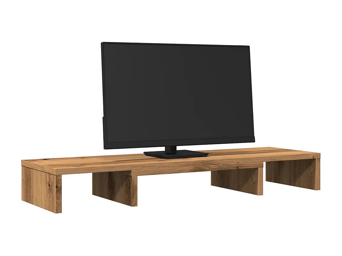 Supporto per monitor elevabile regolabile Artisan in rovere