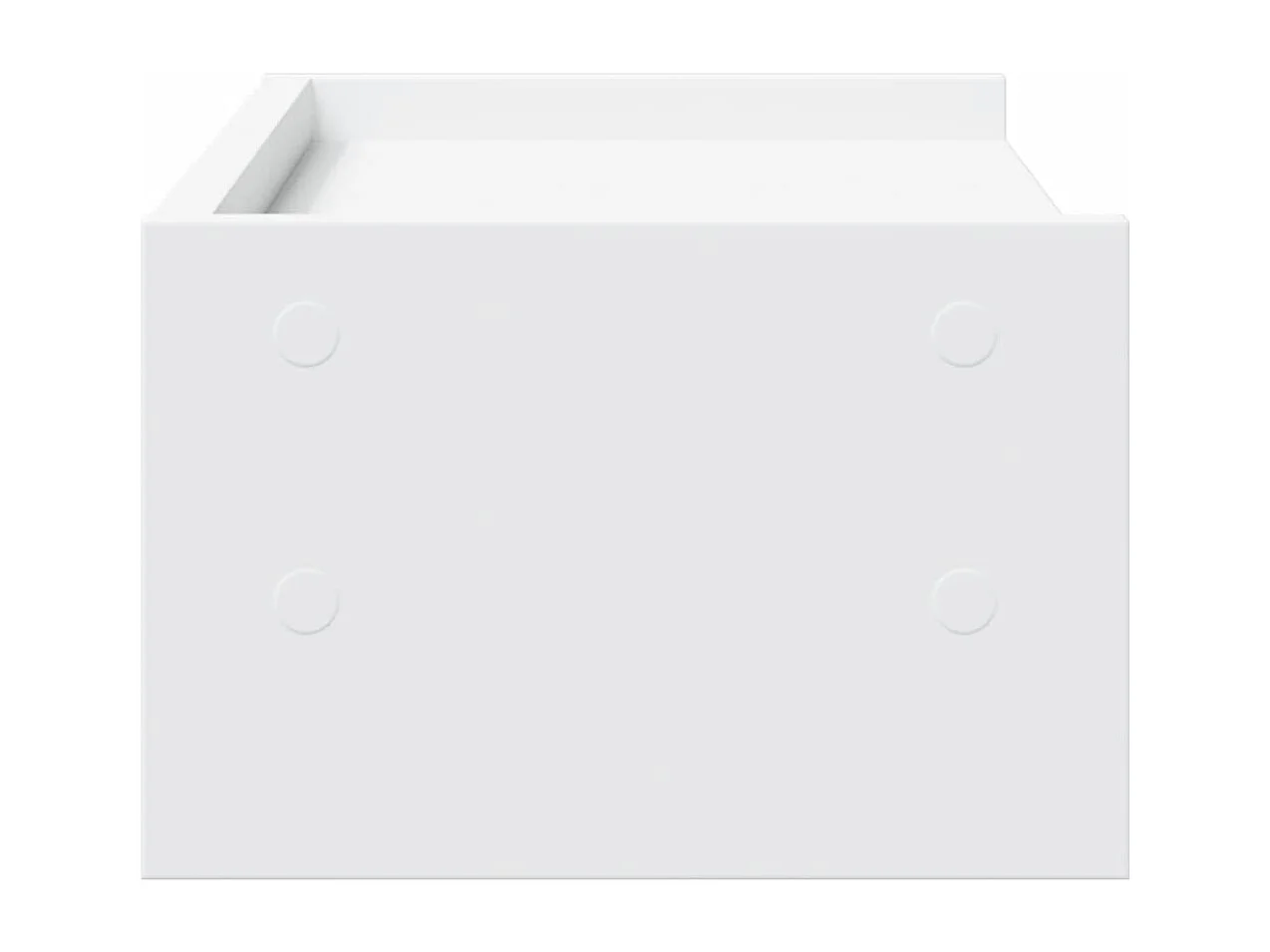 Soporte para monitor blanco 42x24x16 cm de madera contrachapada