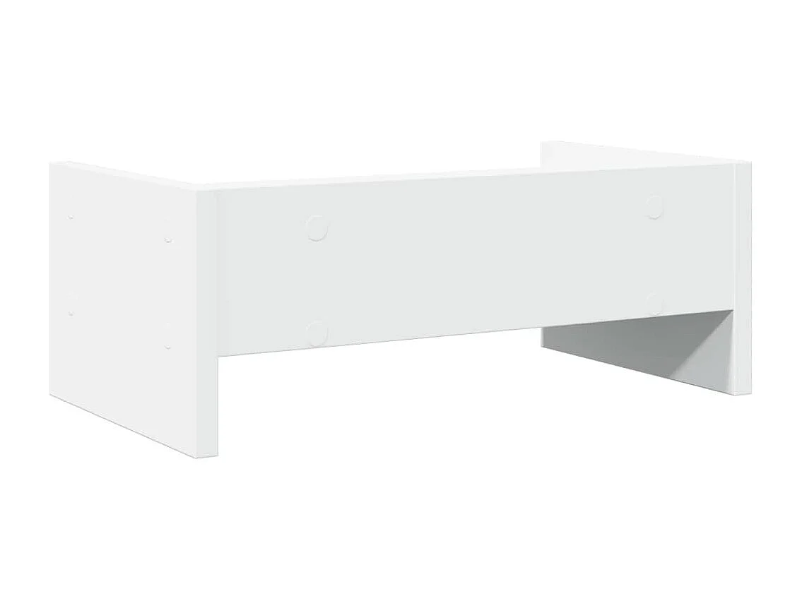 Soporte para monitor blanco 42x24x16 cm de madera contrachapada