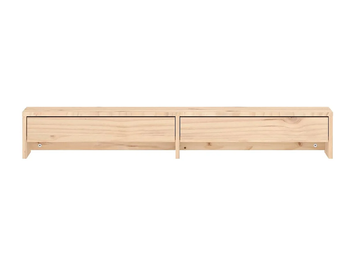 Soporte para monitor 100x27x15 cm Madera maciza de pino