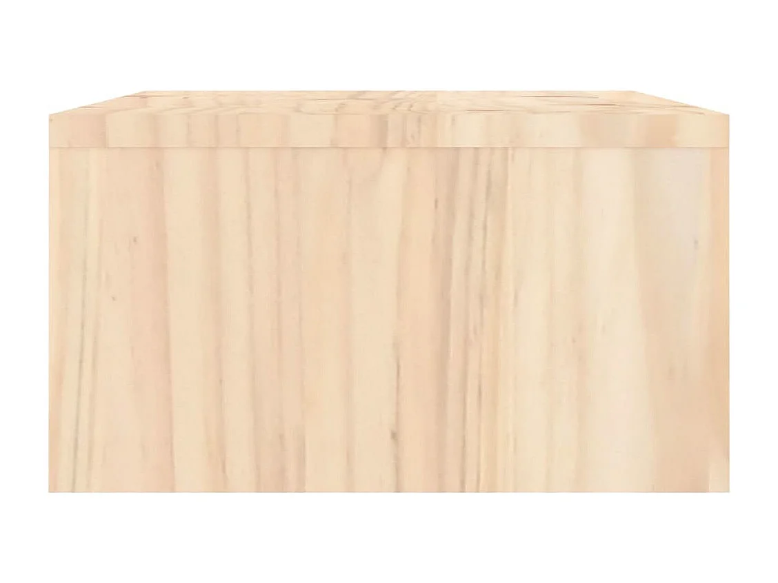 Soporte para monitor 100x27x15 cm Madera maciza de pino