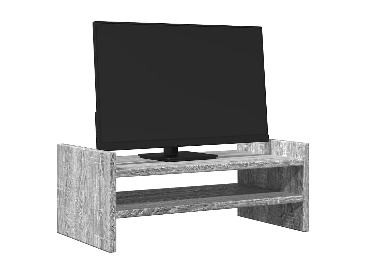 Support de moniteur sonoma gris 50x27x20 cm bois d'ingénierie