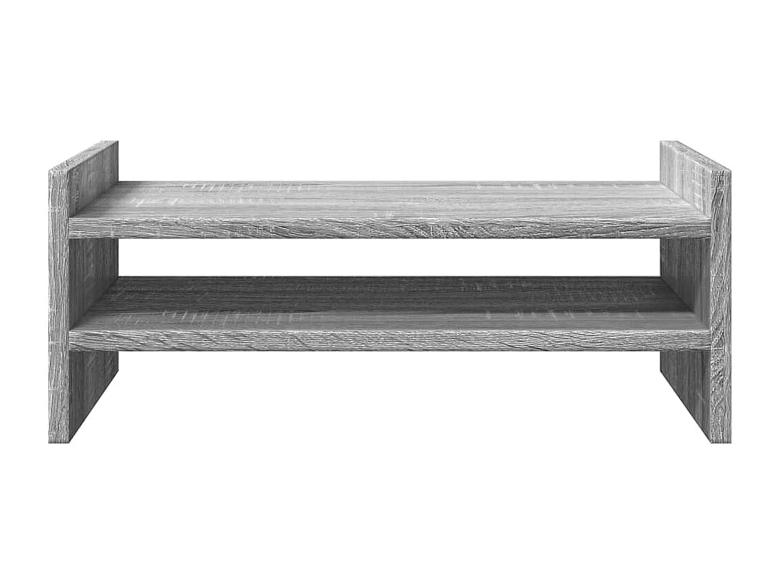 Support de moniteur sonoma gris 50x27x20 cm bois d'ingénierie