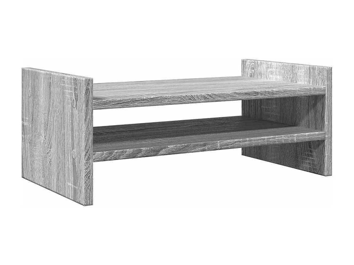 Support de moniteur sonoma gris 50x27x20 cm bois d'ingénierie