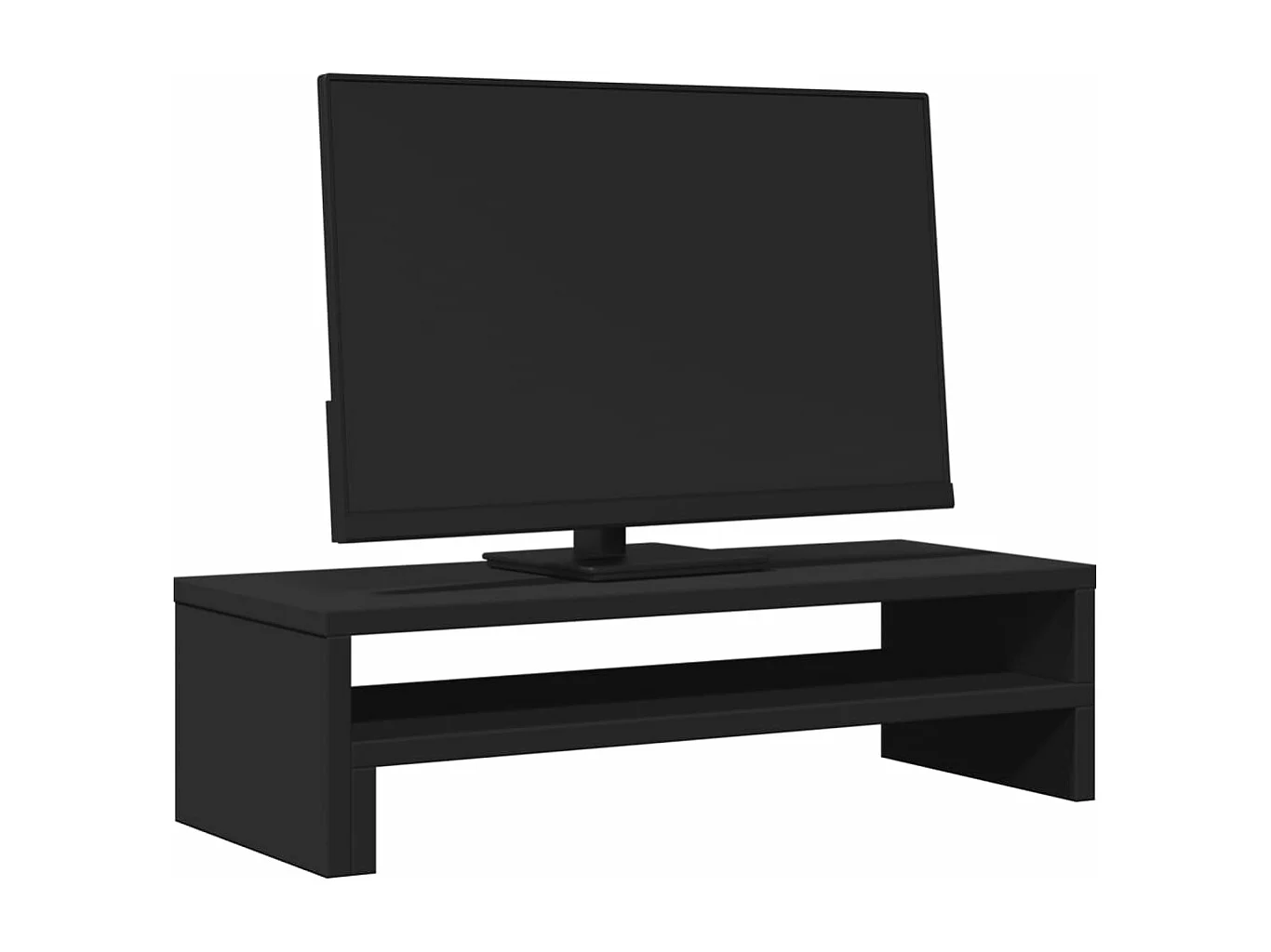 Supporto per monitor nero 54x22x15 cm in derivati del legno