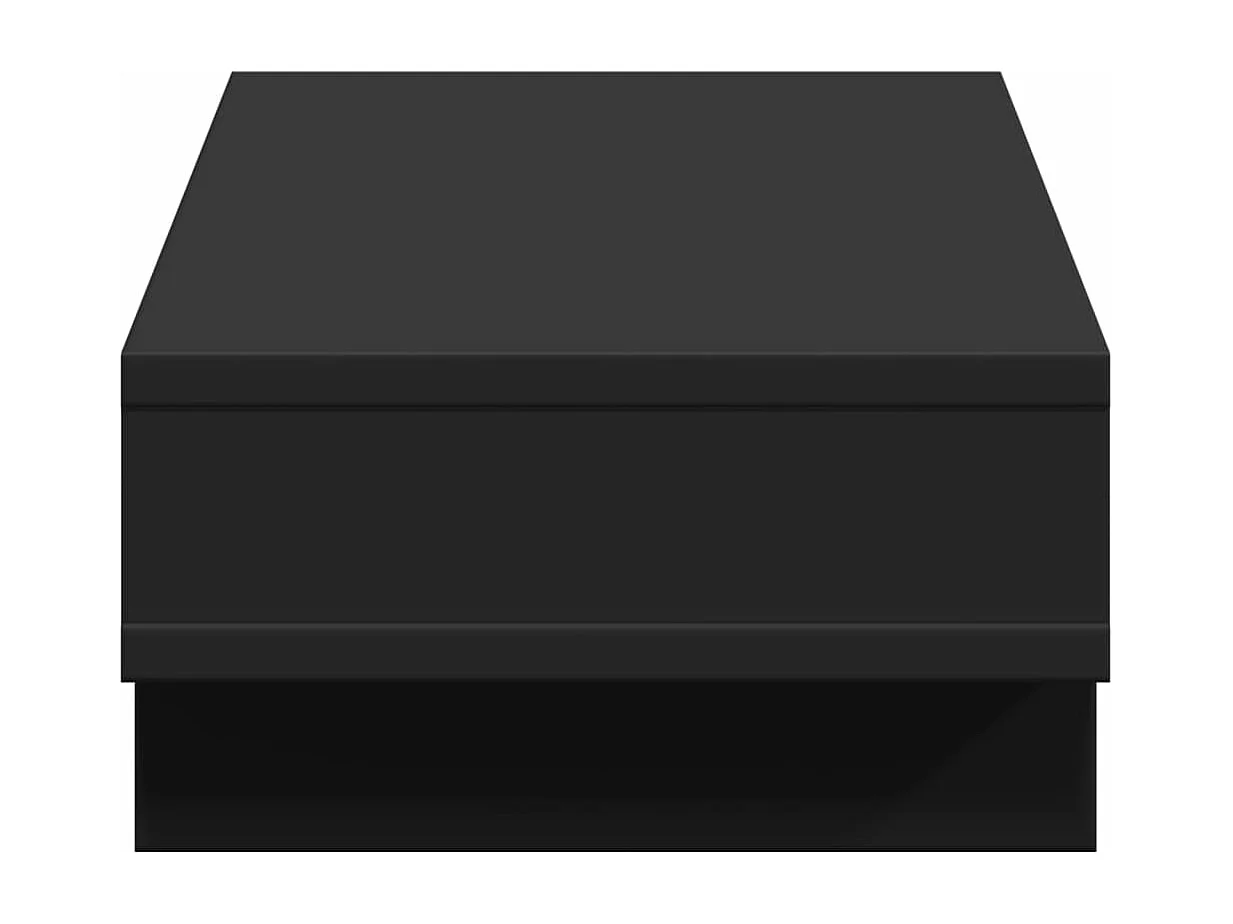 Support de moniteur noir 50x27x15 cm bois d'ingénierie