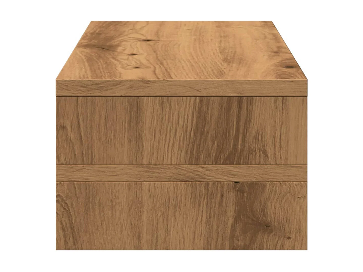 Soporte para monitor artesanal de roble 54x22x15 cm madera contrachapada