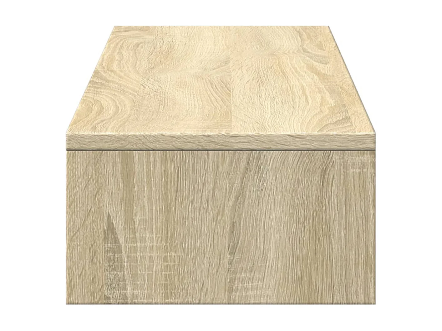 Supporto per monitor con cassetti in MDF rovere Sonoma