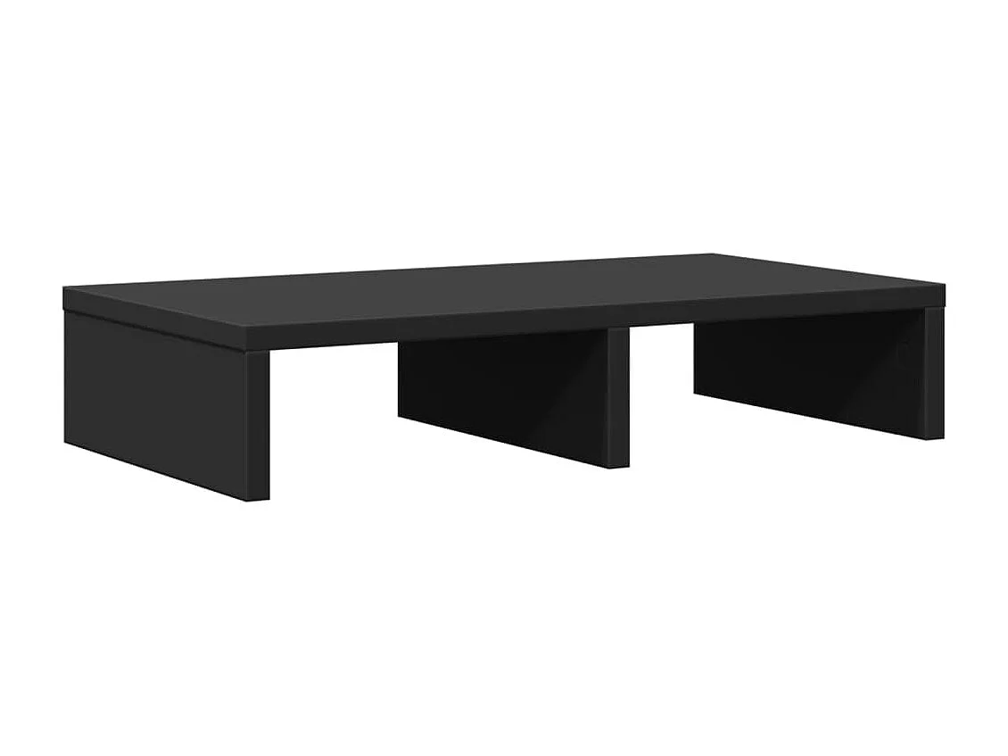Suporte para monitor preto 50x27x10 cm madeira projetada