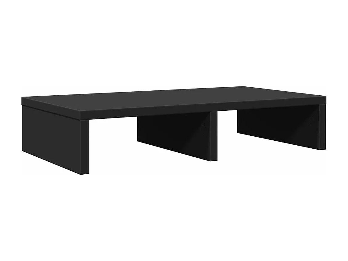 Suporte para monitor preto 50x27x10 cm madeira projetada