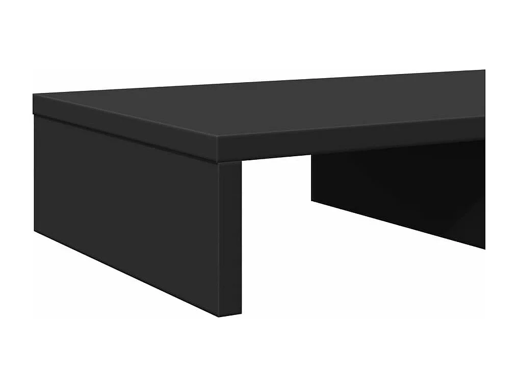 Suporte para monitor preto 50x27x10 cm madeira projetada
