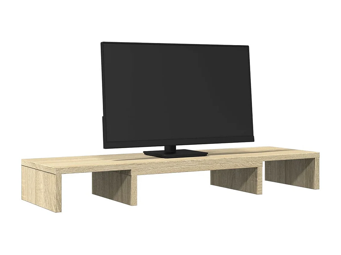 Verstellbarer Monitorständer aus Sonoma-Eiche