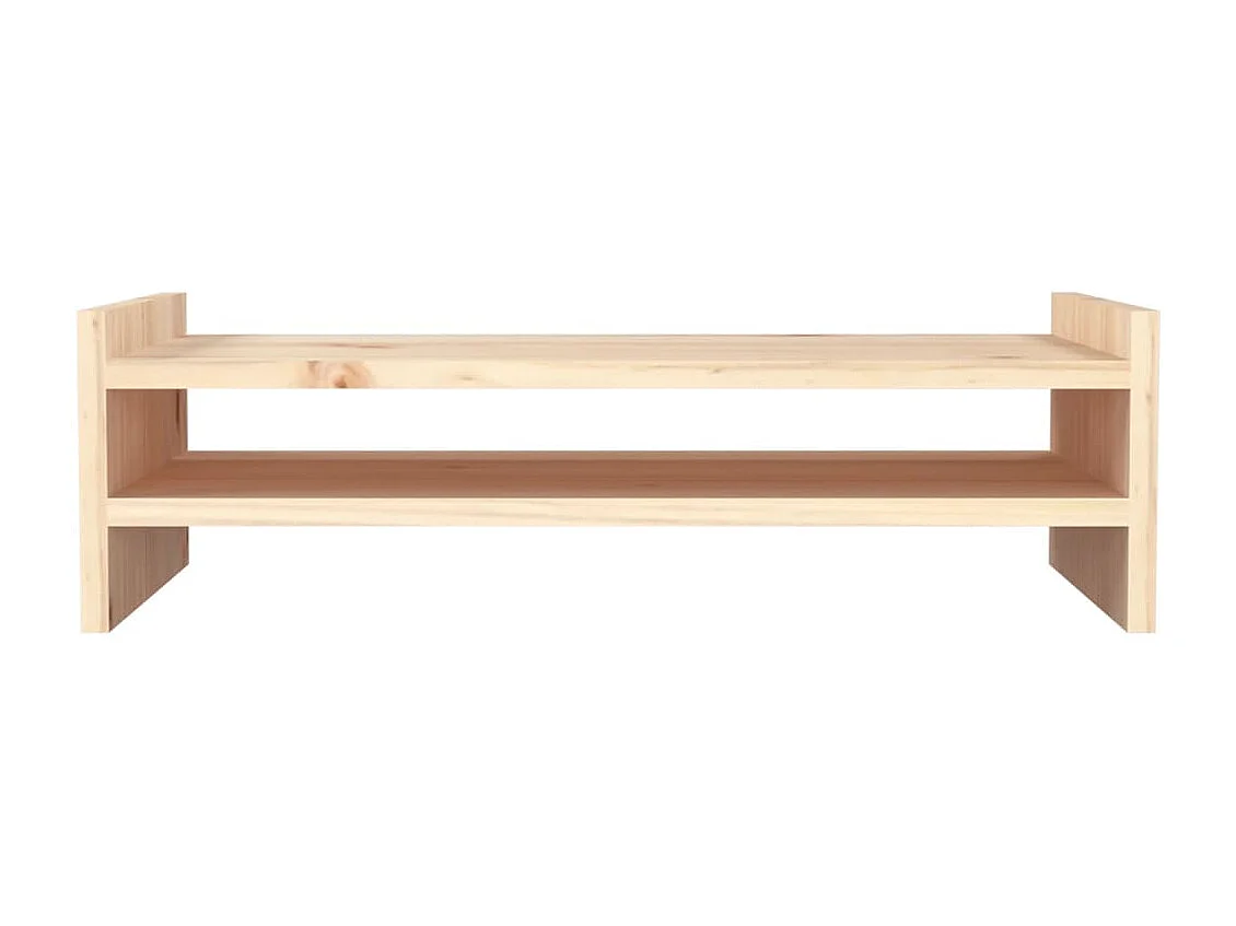 Support pour moniteur 50x27x15 cm Bois de pin solide