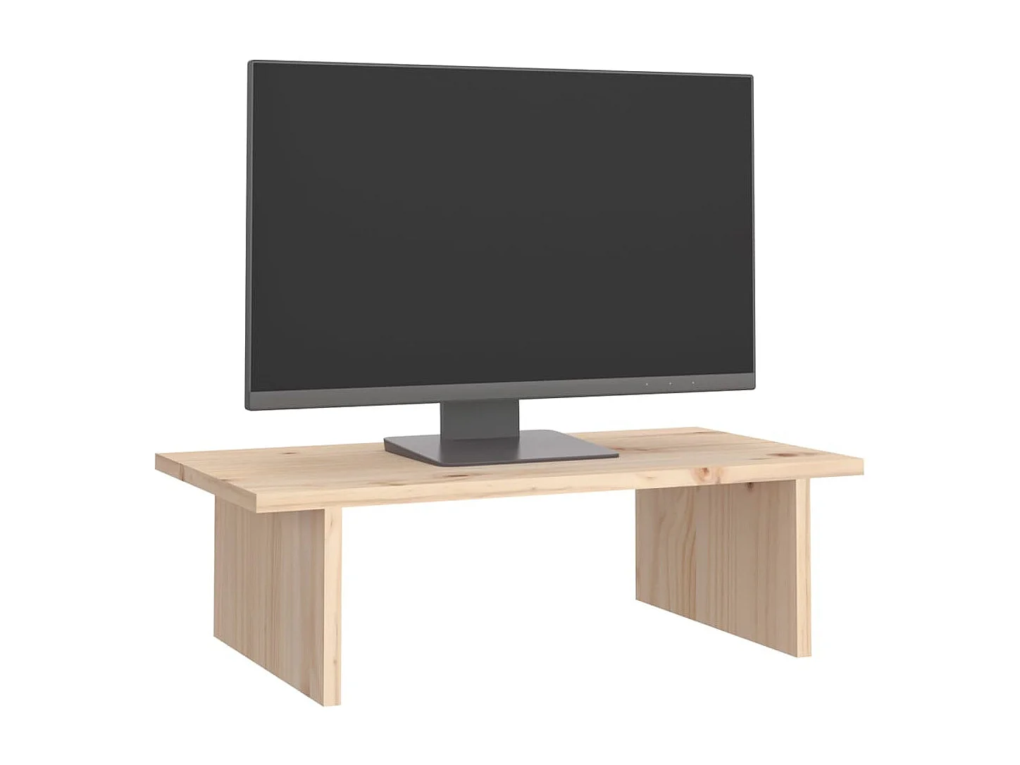 Supporto per monitor 50x27x15 cm Legno di pino massiccio