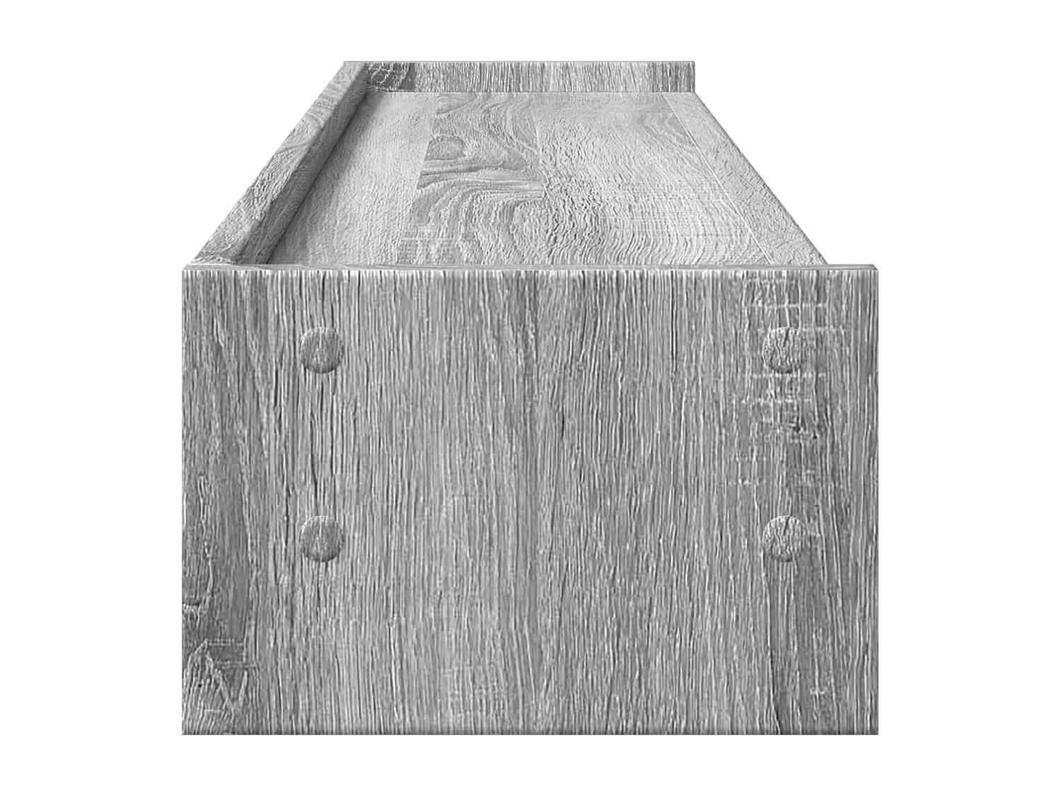Support de moniteur sonoma gris 100x24x16 cm bois d'ingénierie