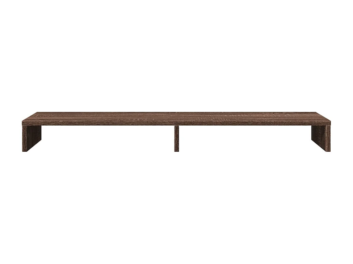 Support de moniteur chêne marron 100x27x10 cm bois d'ingénierie