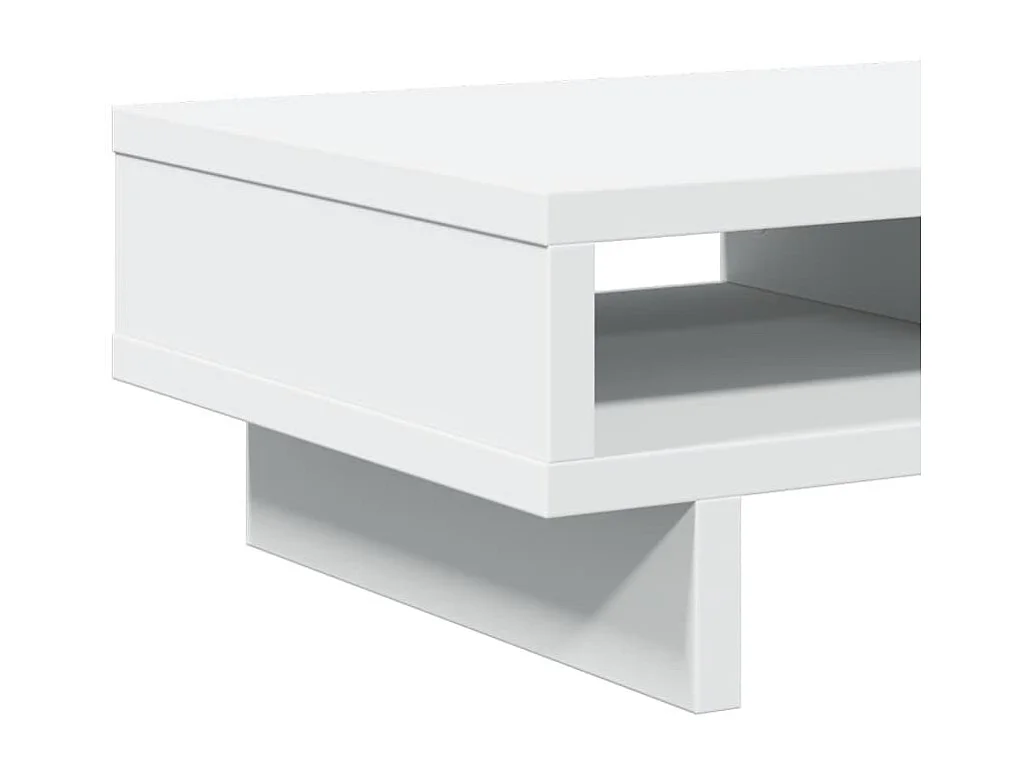 Suporte para monitor branco 50x27x15 cm madeira projetada