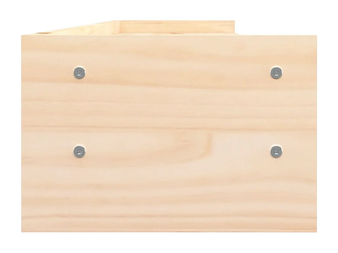 Suporte para monitor 100x24x16 cm Madeira maciça de pinho