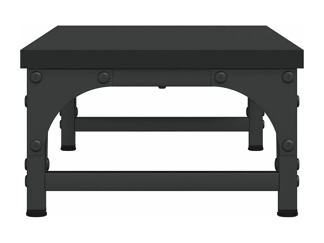 Suporte para monitor preto 55x23x14 cm madeira projetada