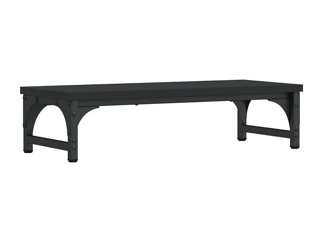 Suporte para monitor preto 55x23x14 cm madeira projetada