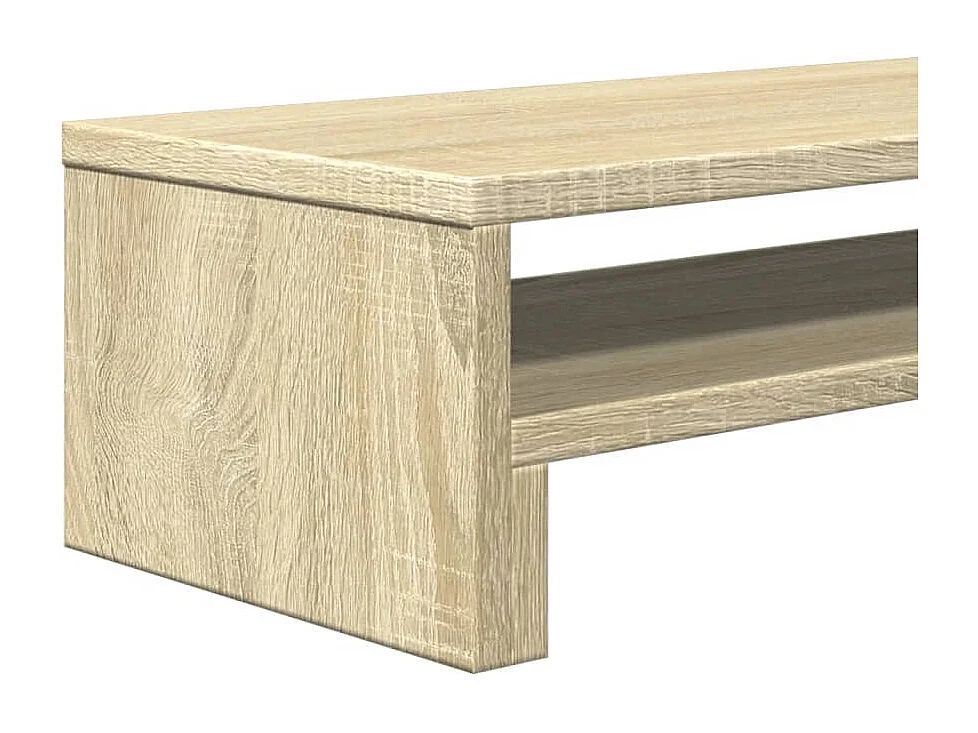 Supporto per monitor in rovere Sonoma 54x22x15 cm in derivati del legno