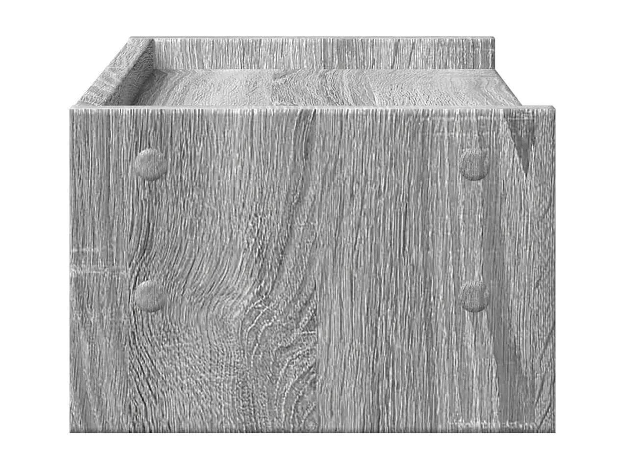 Support de moniteur sonoma gris 42x24x16 cm bois d'ingénierie