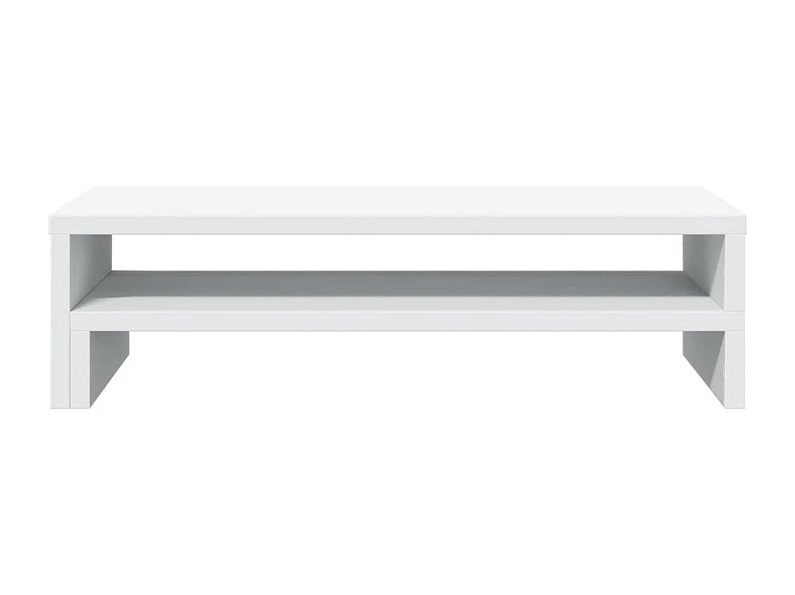 Soporte para monitor blanco 54x22x15 cm de madera contrachapada