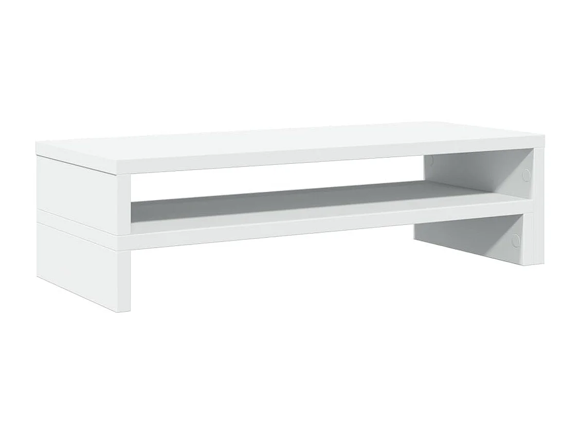 Soporte para monitor blanco 54x22x15 cm de madera contrachapada