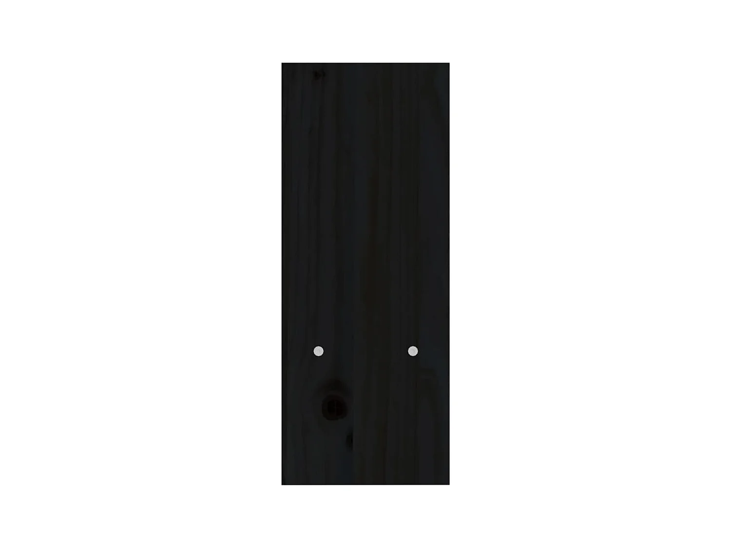 Support pour moniteur Noir (39-72)x17x43 cm Bois de pin solide