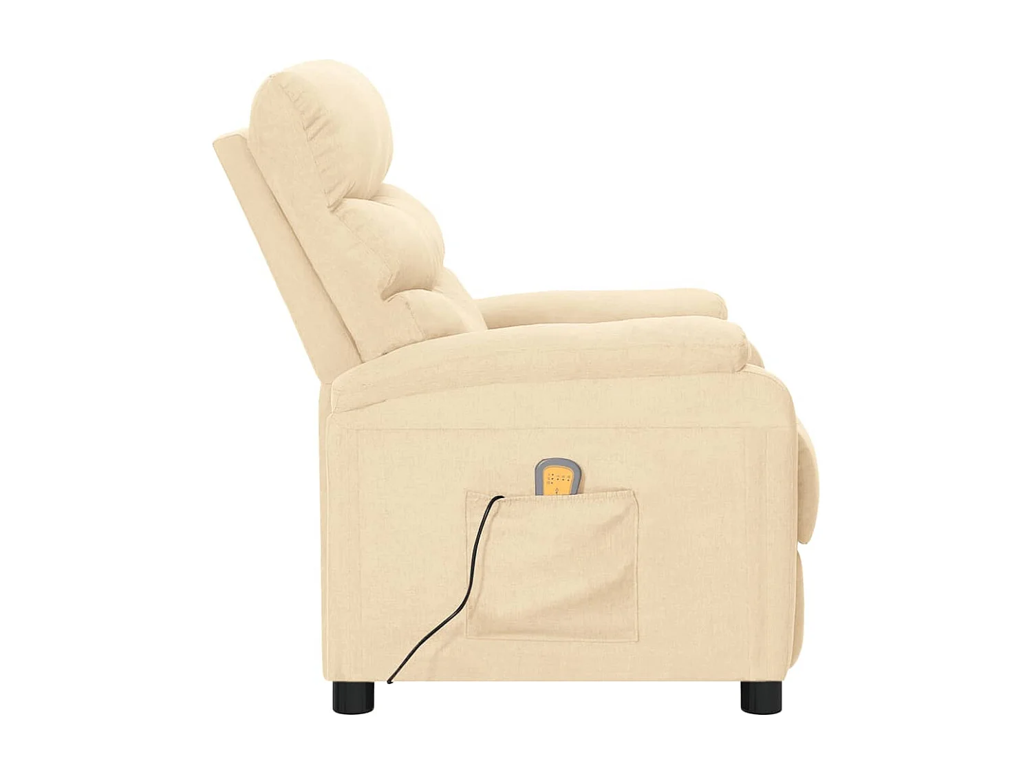 Fauteuil de massage Crème Tissu