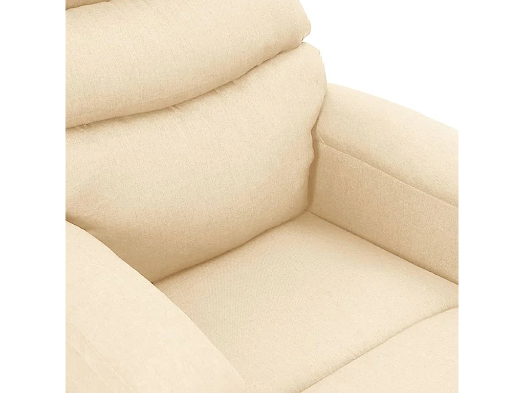 Fauteuil de massage Crème Tissu