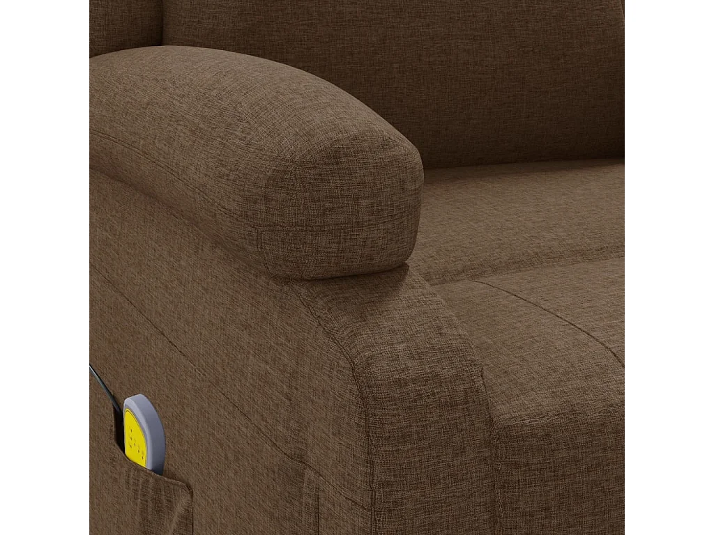 Fauteuil de massage Marron Tissu