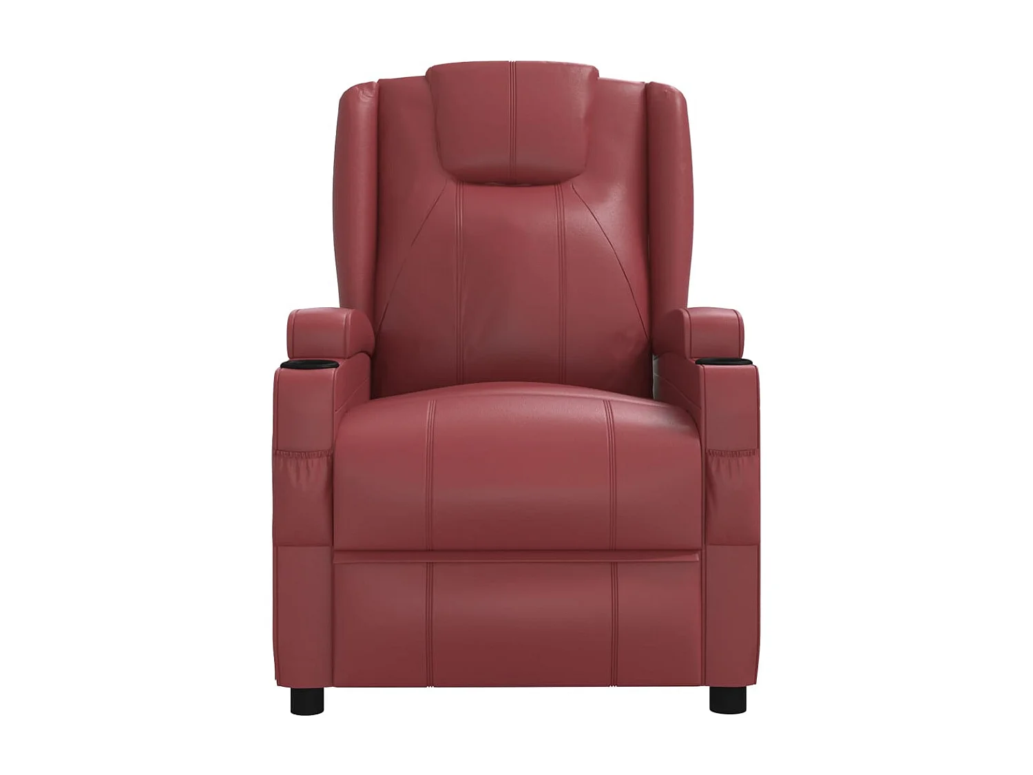 Fauteuil de massage Rouge bordeaux Similicuir