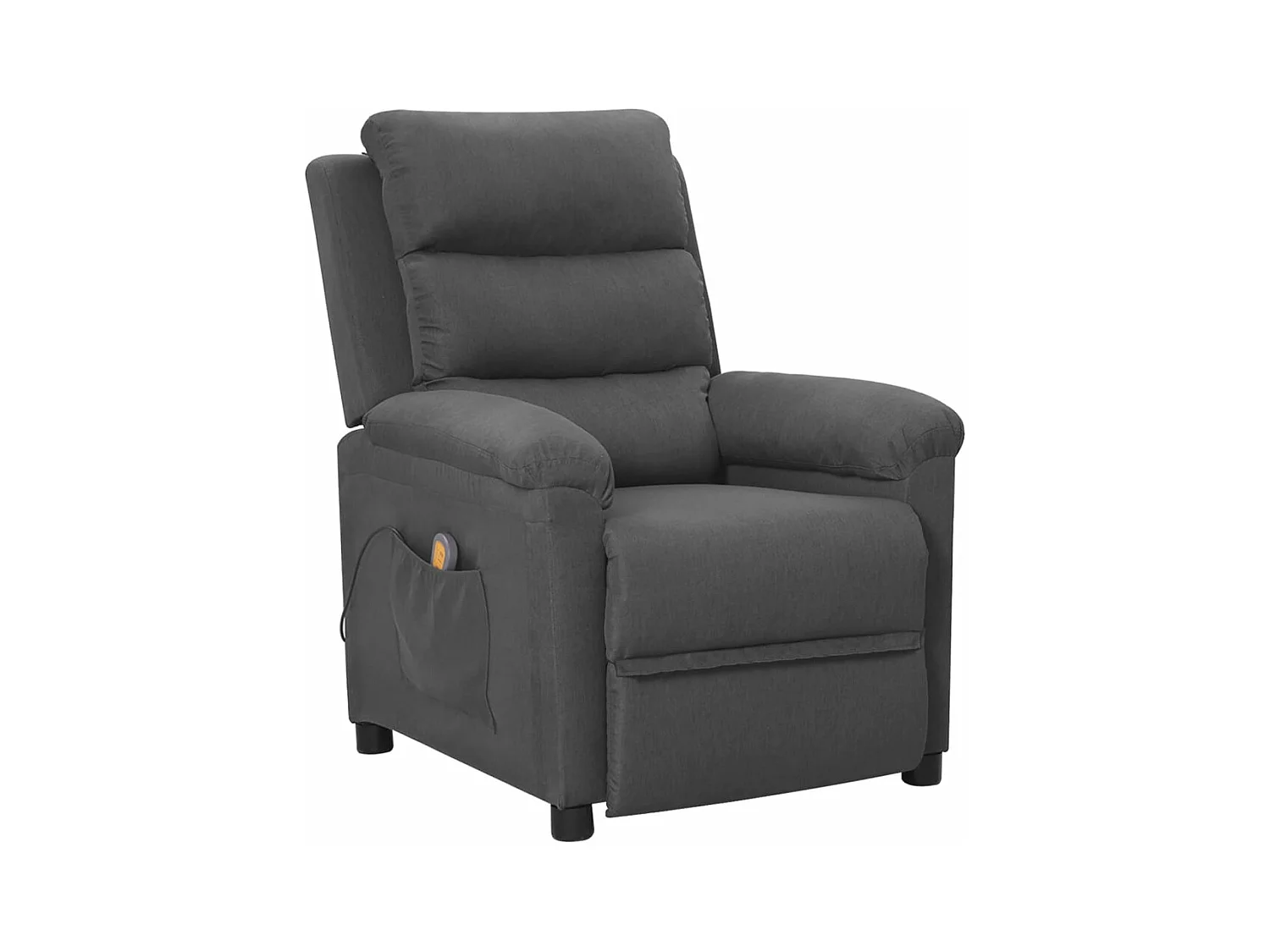 Sillón de masaje Tela gris oscuro