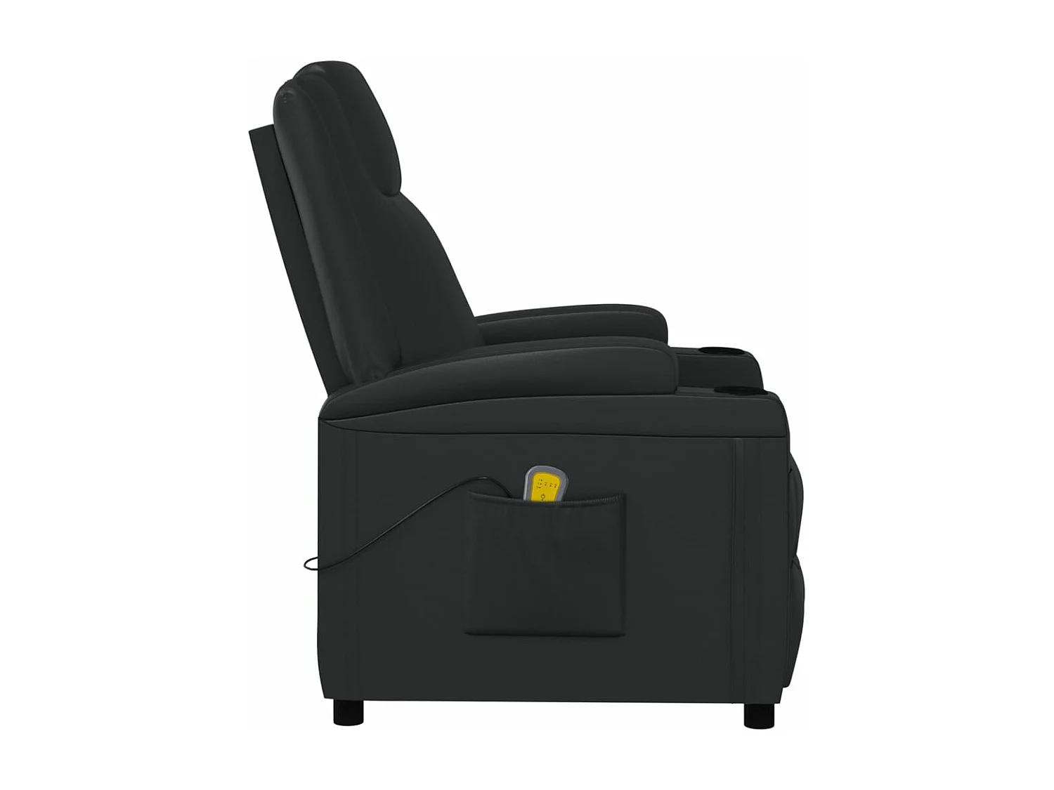 Fauteuil de massage Noir Similicuir
