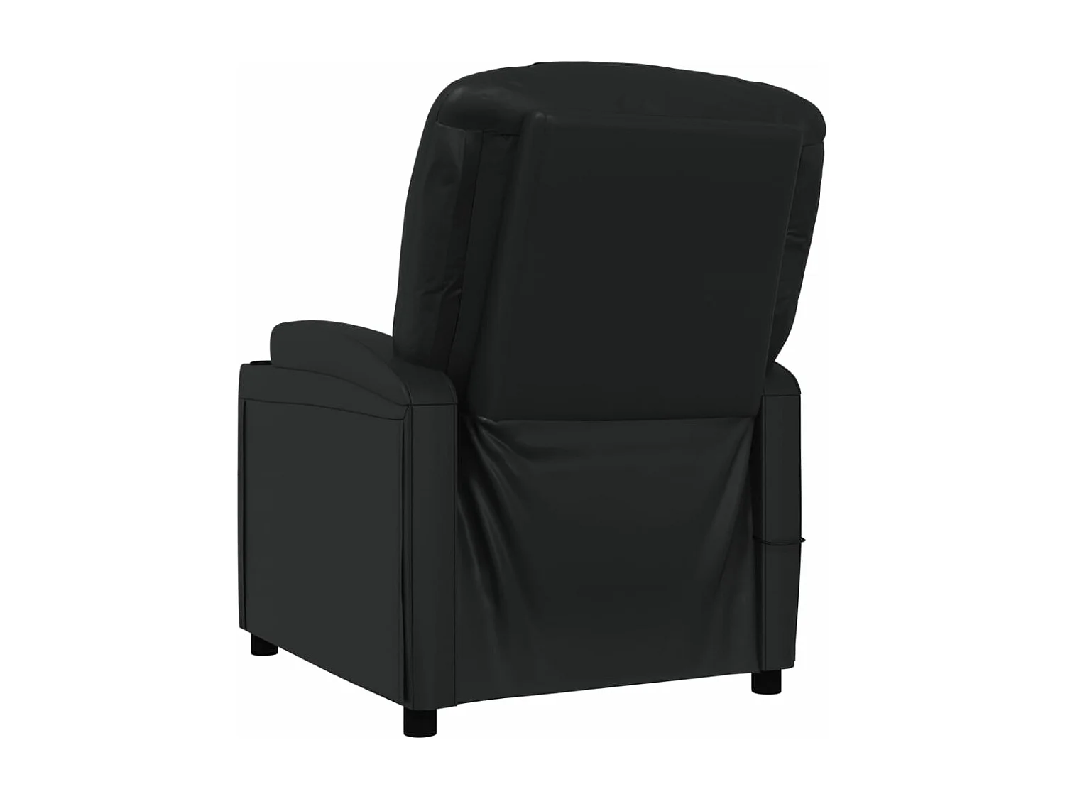 Fauteuil de massage Noir Similicuir