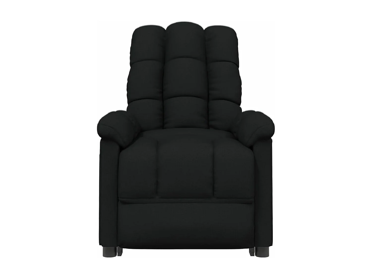 Fauteuil de massage Noir Tissu