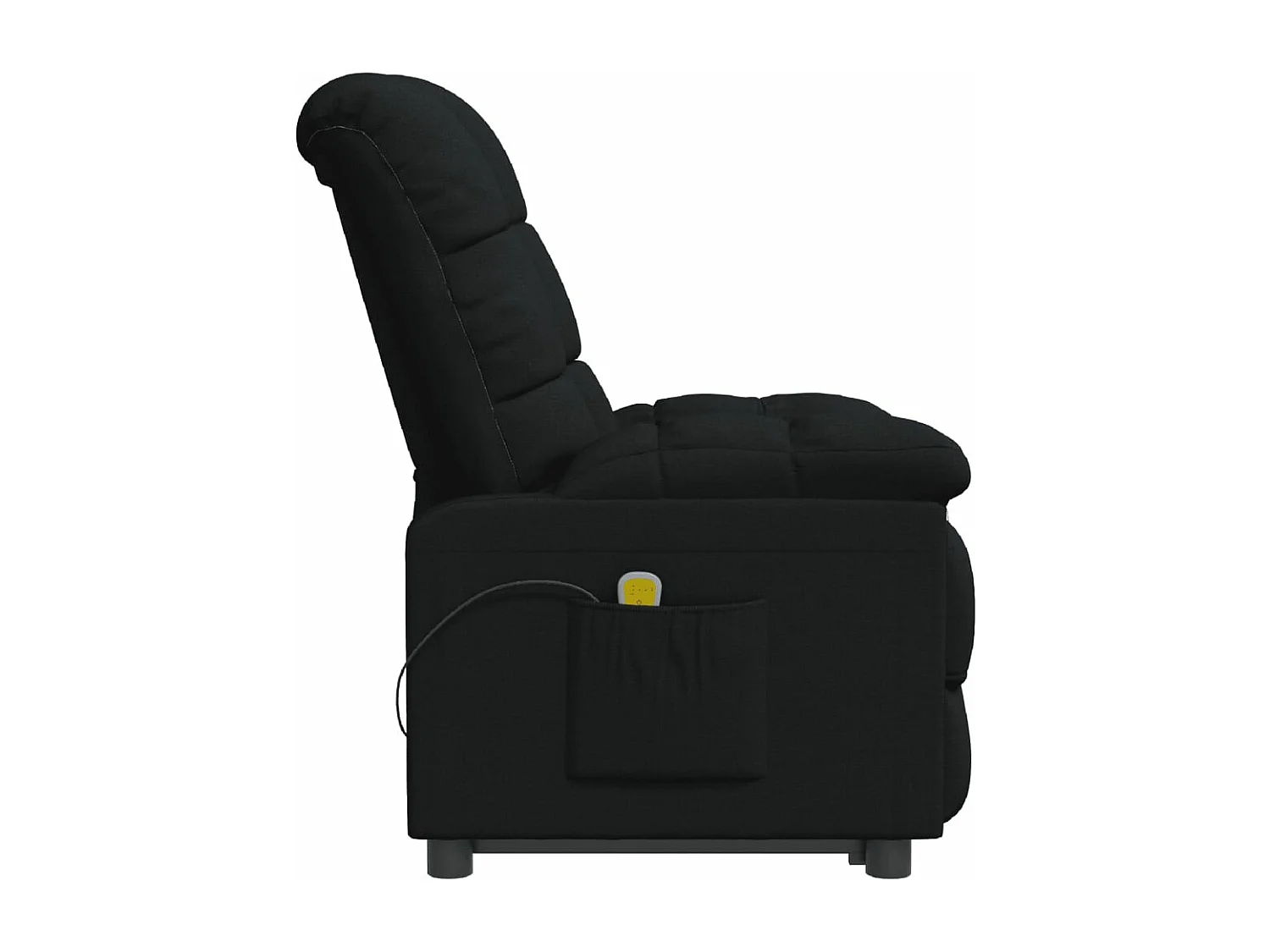 Fauteuil de massage Noir Tissu