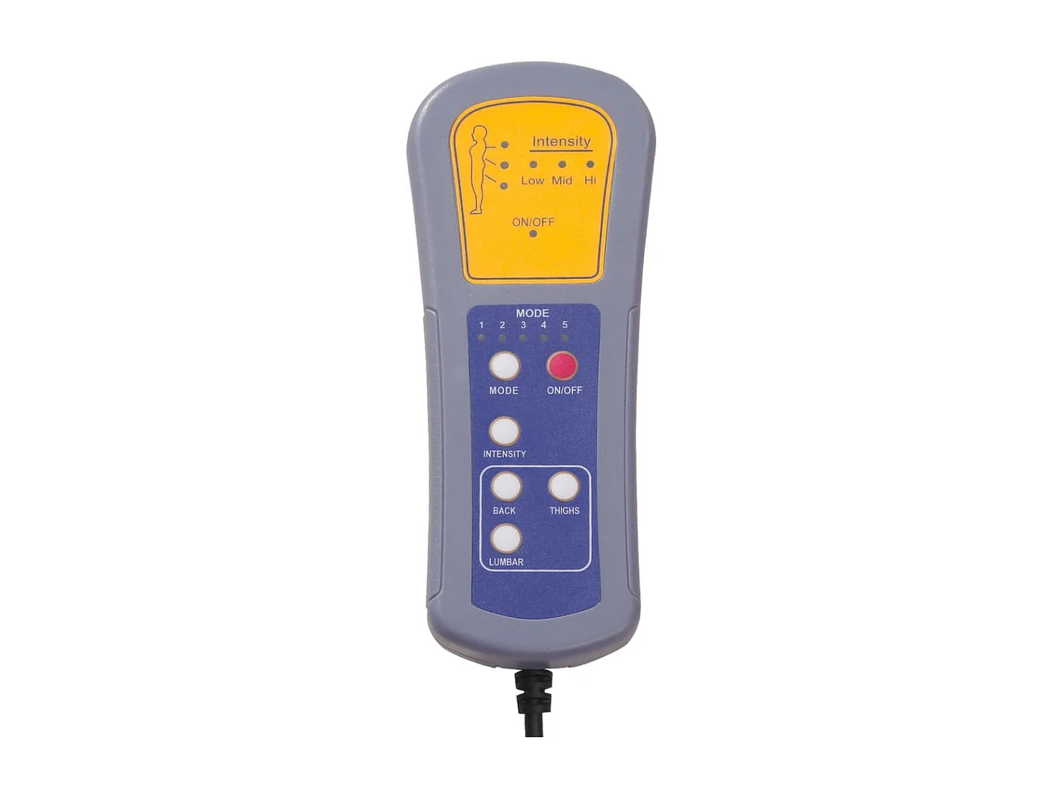 Fauteuil de massage Noir Tissu