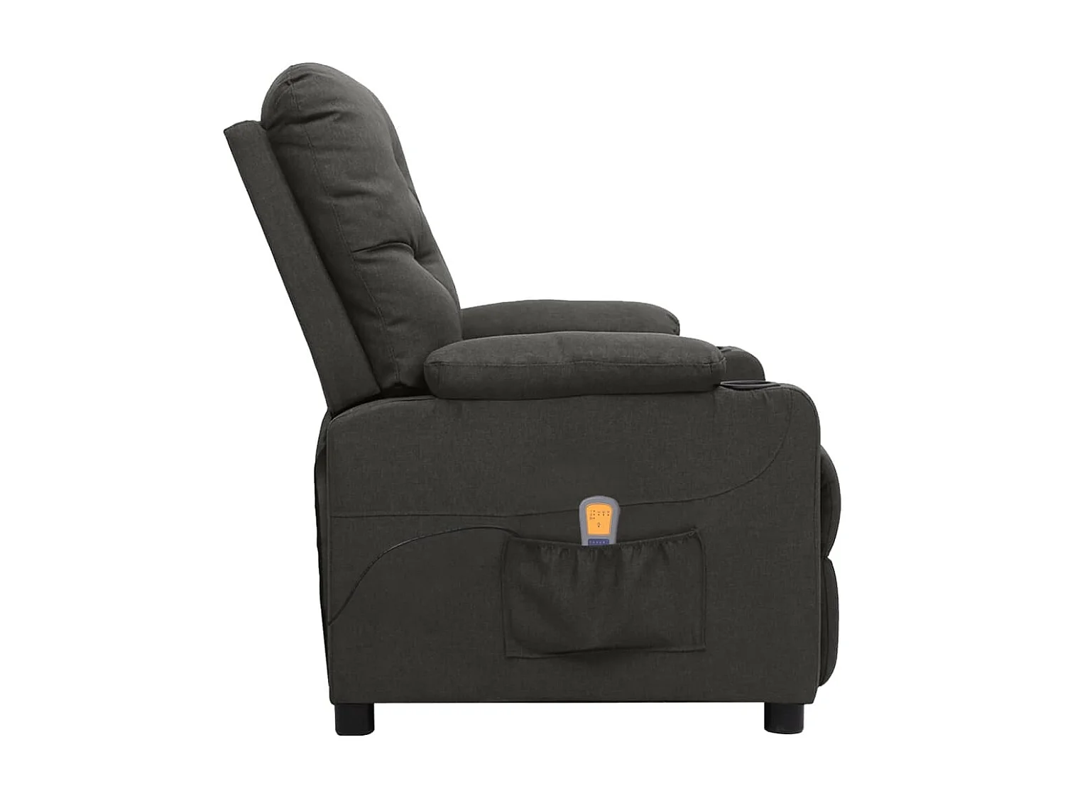 Massagestuhl Dunkelgrauer Stoff