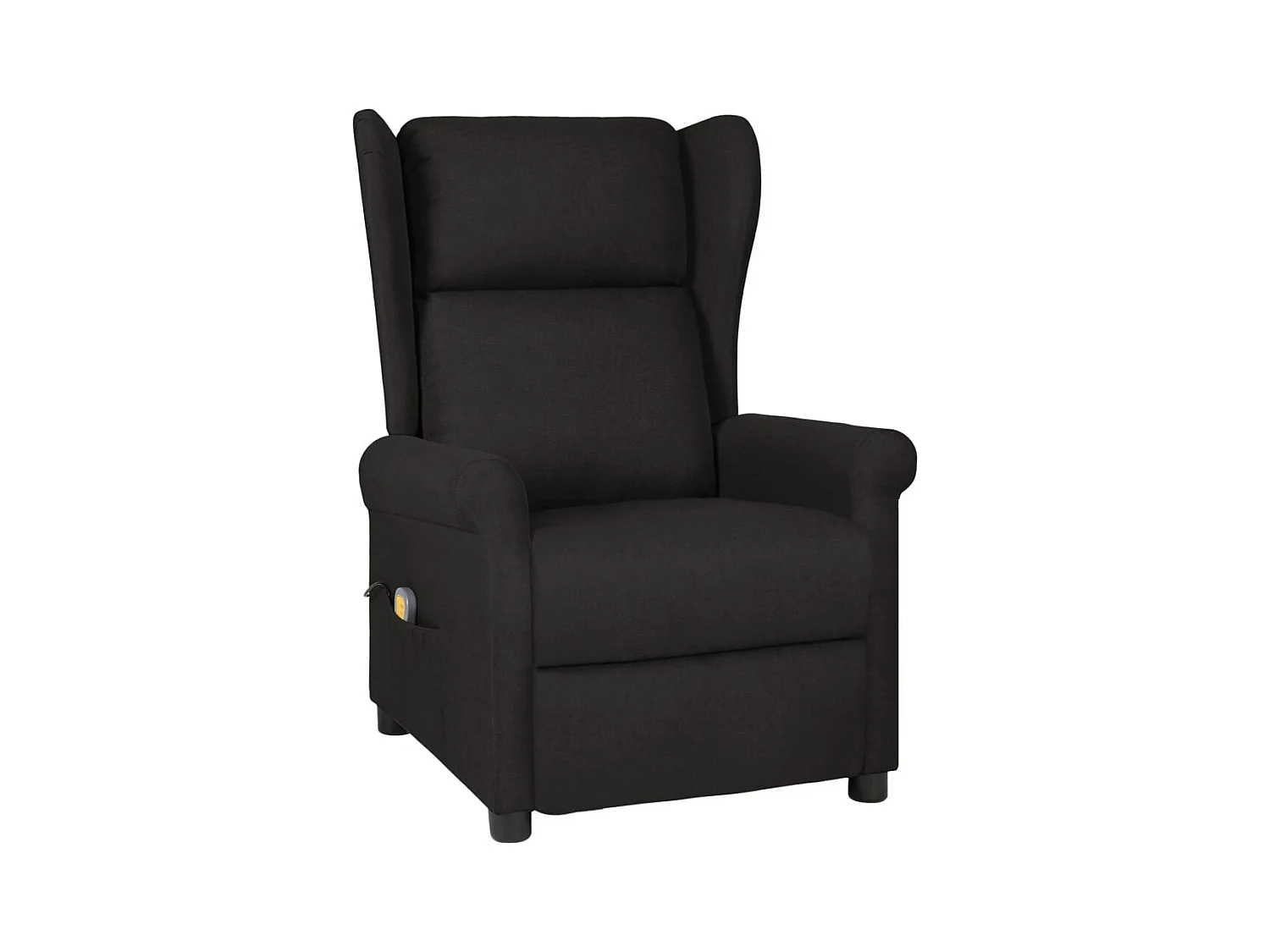 Fauteuil de massage Noir Tissu