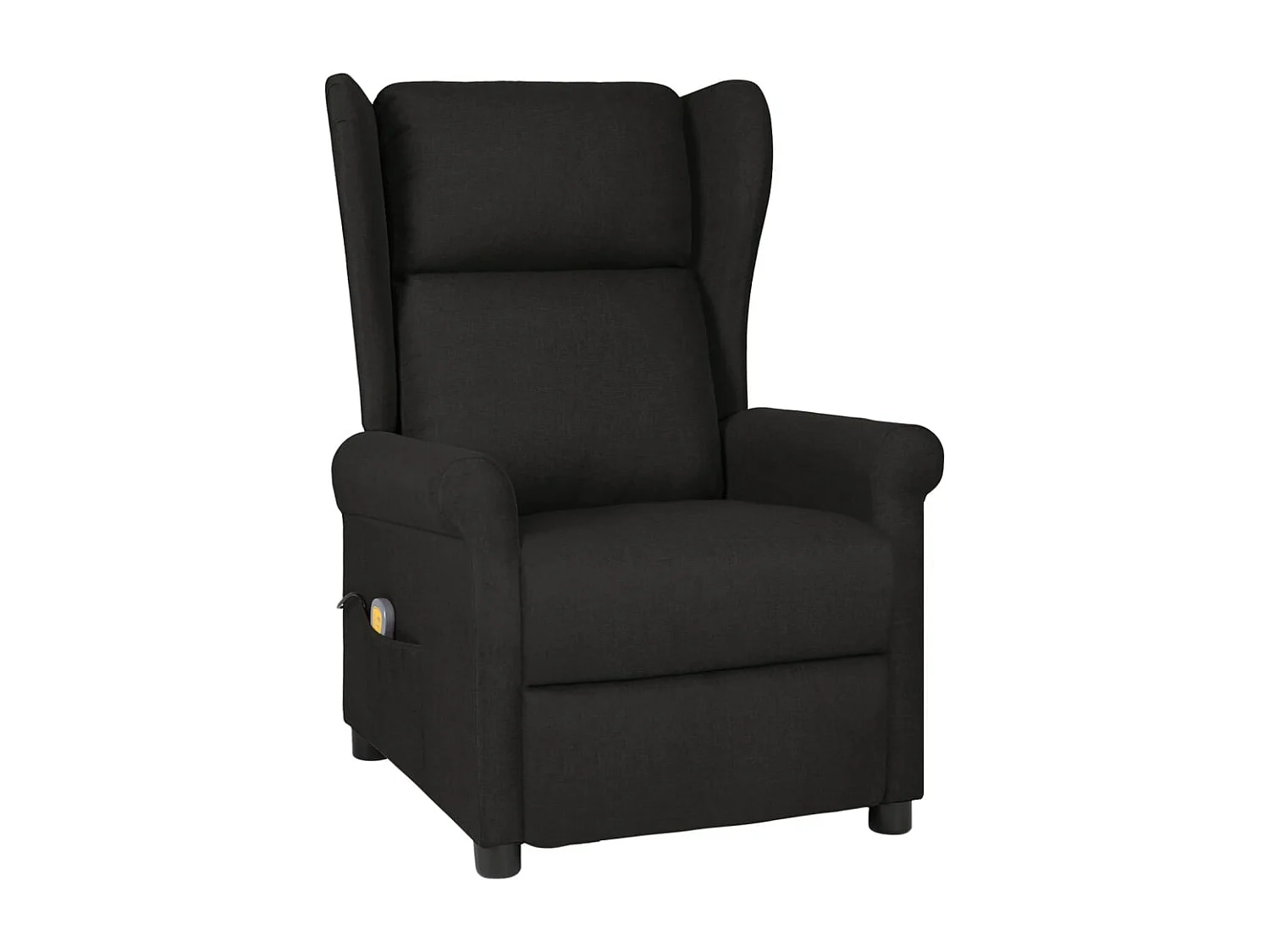 Fauteuil de massage Noir Tissu
