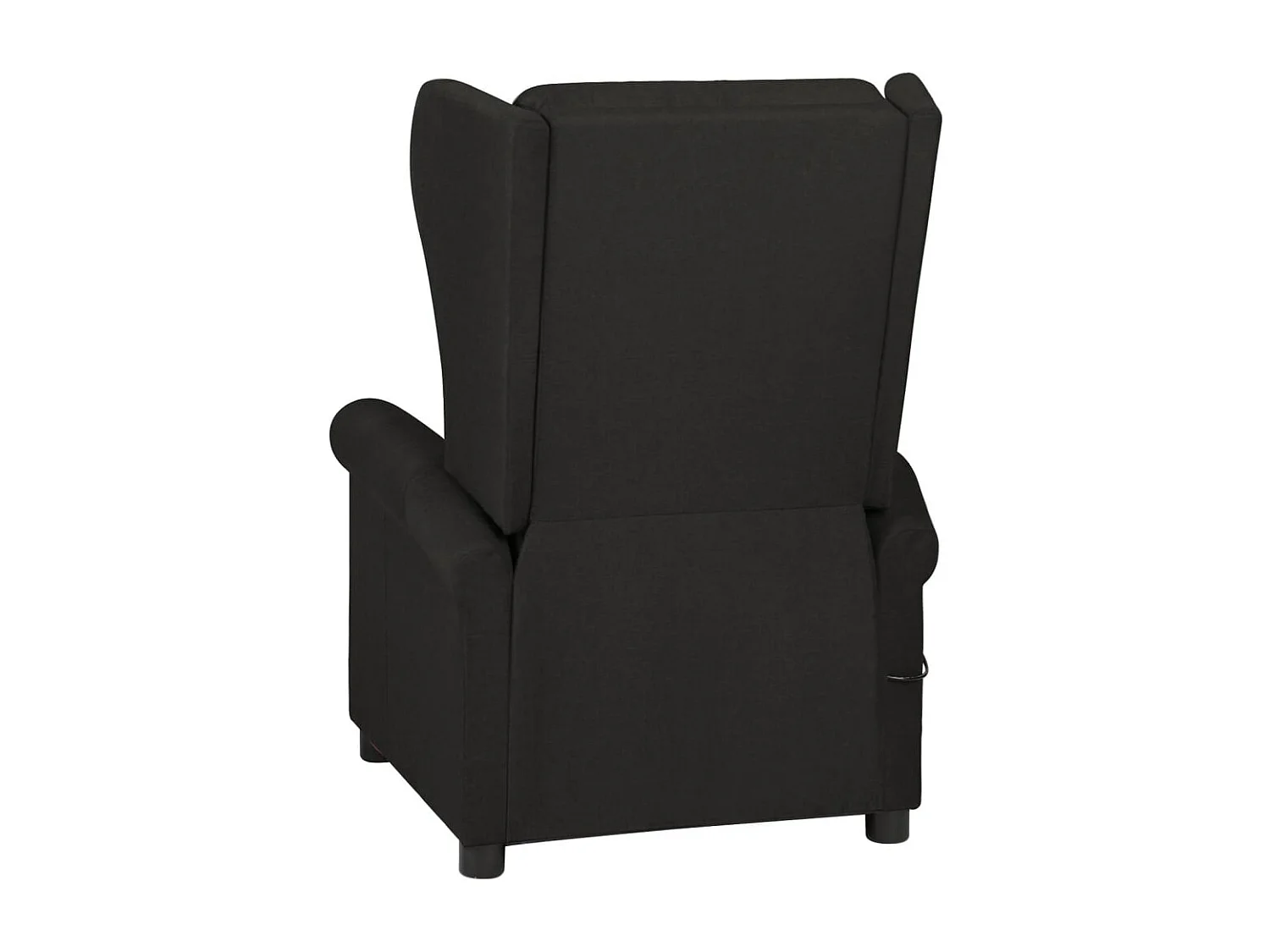 Fauteuil de massage Noir Tissu