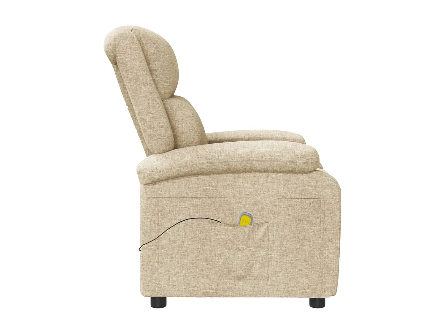 Fauteuil de massage Crème Tissu