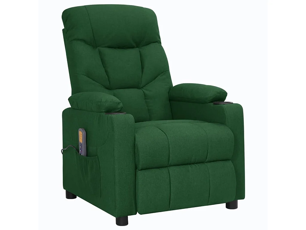 Poltrona da massaggio Tessuto verde scuro